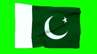 Green screen Pakistan flag free download no copyright video