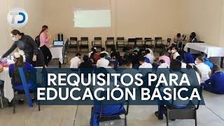 Requisitos para inscripción a preescolar, primaria y secundaria