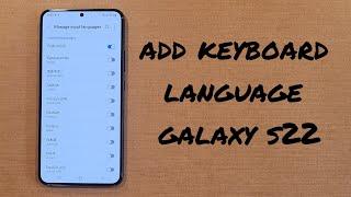 Change Keyboard Language Samsung Galaxy S22