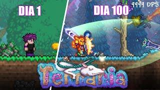 PASE 100 DIAS COMO MELEE EN TERRARIA MODO MAESTRO