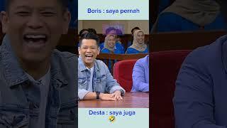 Desta dan Boris sama sama Pernah #desta #vindes #standupcomedy