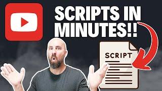 3 Ways to Write YouTube Scripts with AI Insanely Fast (Copy This ASAP)