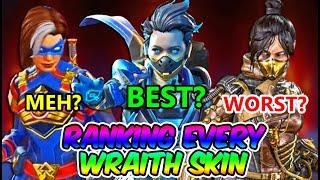 Ranking ALL LEGENDARY WRAITH Skins from BEST to WORST in Apex Legends