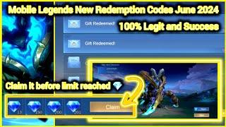 Mobile Legends New Redeem Codes June 26, 2024 - MLBB Diamond Redeem Codes Today 