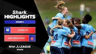 Sydney FC v Western Sydney Wanderers - Shark Highlights | Ninja A-League 2024-25 | Round 03