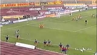 Serie A 2000-2001, day 04 Lecce - Napoli 1-1 (Fresi, Vugrinec)