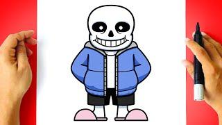 How to DRAW SANS - Undertale