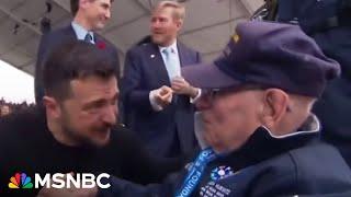 Zelenskyy shares emotional and powerful moment with veterans on 80th Anniversary of D-Day