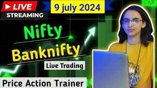 Live Trading Banknifty Nifty | 9 July | #livetrading #trading #balrajtradingtech
