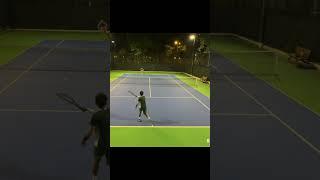 #Tennis shots between a #UTR 5.8 vs 5.7 ? #tennis #hongkong #tennisvlog #asicstennis #headtennis