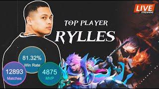 80% WIN RATE SOLO QUEUE DARK SYSTEM #MLBB #MOBILELEGENDS #MLBBRYLLES #HAYABUSAML