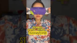 HANGAT‼️ Masker mata ini enak banget sumpah! #steambase #warmingeyemasj