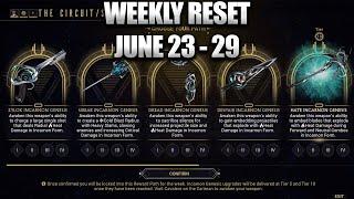 Stalker Incarnon Week! Warframe Weekly Reset June 23 2024!