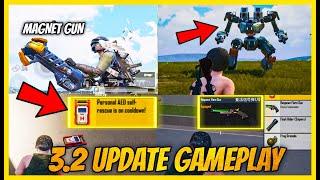 3.2 UPDATE GAMEPLAY IS HERE : NEW MODE MECHA FUSION / JET PACK AND TRANSFORMERS FIRST LOOK ( BGMI )