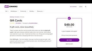 Gift Cards WooCommerce Premium Plugin