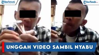 Viral Video Pria Diduga Nyabu, Nekat Unggah ke Tiktok