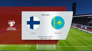 Finland vs Kazakhstan | Helsinki Olympic Stadium | European Qualifiers | PES 2021