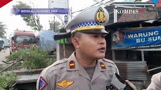 Rekaman CCTV Kecelakaan Truk Tangki BBM di Boyolali, Diduga Rem Blong