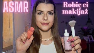 [ASMR po polsku] Koleżanka robi makijaż na imprezę  Makeup Roleplay (layred sounds)