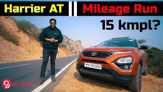 Tata Harrier Automatic Fuel Economy Test || 190km Mileage Run For 2020 BS6 Model