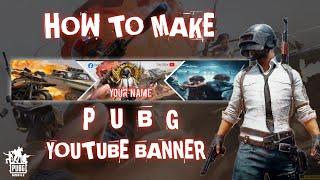 HOW TO MAKE PUBG GAMING YOUTUBE CHANNEL BANNER (PIXELLAB YOUTUBE BANNER TUTORIAL)