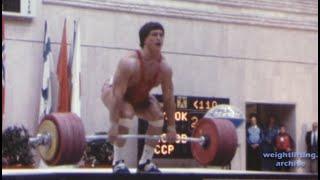 Klokov Viacheslav@110kg - 247,5 kg C&J World Record - 1983 Weightlifting World Championships