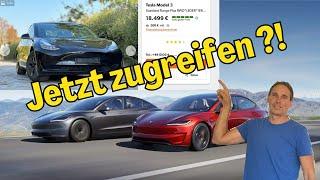 Tesla Model 3 als Gebrauchtwagen, eine Marktübersicht. Die Preise sind jetzt wirklich gut!