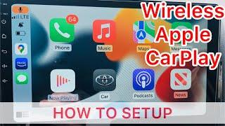 Wireless Apple CarPlay setup on Android Radio via Zlink