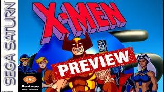 X-MEN ARCADE Sega Saturn Preview #retrogaming #xmen #konami #segasaturn