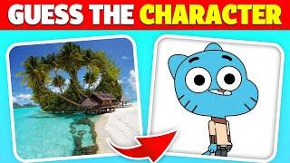 Guess The Amazing World Of Gumball Cartoon characters By Illusion! | Anais, Nicole, Larry, Darwin