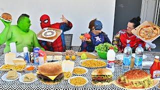 Superheroes Food Fight