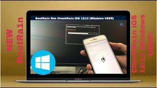 NEW BootRa1n Run CheckRa1n iOS 12/13 (Windows USER)