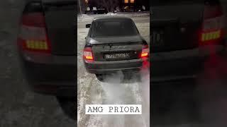 PRIORA AMG выхлоп,субарусаунд стингер спорт