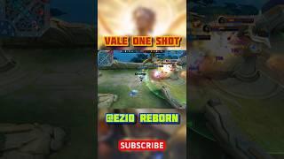 VALE ONE SHOT! Vale Best Build 2024! #mlbb #mlbbshorts #mlbbindonesia #valemlbb