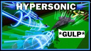 Destructive HYPERSONIC MISSILES *MID-AIR COLLISION* In Build A Boat For Treasure ROBLOX