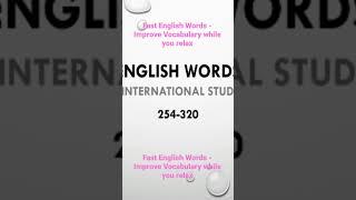 Fast English Words - Improve Vocabulary while you relax