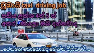 dubai driving job.ඩුබායි ටැක්ෂි ඩ්‍රිවර් ජොබ්.dubai taxi driver .