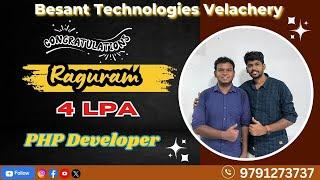 How to Become a PHP Developer in 2024 | Ragu Ram Sharing His Experience | Full stack Course in Tamil