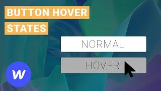 Buttons With a Hover Color in Webflow