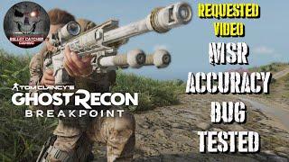 Ghost Recon Breakpoint - MSR Accuracy Bug Tested