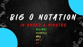 Big O Notation in Under 6 Minutes