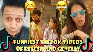 2023 Viral Funny Insta Reels and tiktok videos of Bollywood stars - Riteish and Genelia reels videos