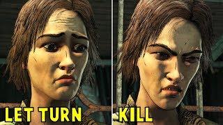 Lilly's reaction to Kill Abel vs Let Him Turn -All Choices- The Walking Dead The Final Season Ep3