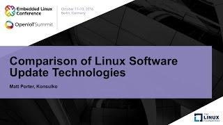 Comparison of Linux Software Update Technologies