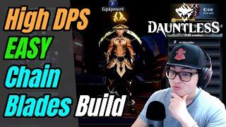 Dauntless - Easy Chain Blade Build with EXTREMELY High DPS for New Players!