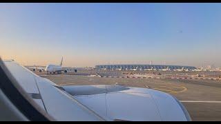 Emirates Boeing-777 Taxi Take-off From Dubai To Karachi | Beautiful Morning Departure.