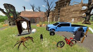 Searching Scary Abandoned Castle for Clues | Farming Simulator 22