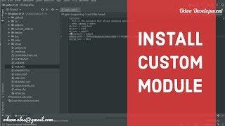 How To Install Custom Module in Odoo