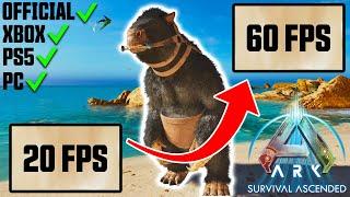 How to get MAX FPS in Ark Survival Ascended (UPDATED GUIDE) // Xbox Series S/X PS5