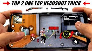 Best One Tap Headshot Trick  Handcam  [ M1887 + M1014 ] New Headshot Trick Free Fire "